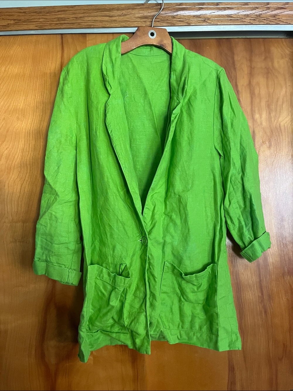 Elliott Lauren Lime Green Lightweight Women's Blazer